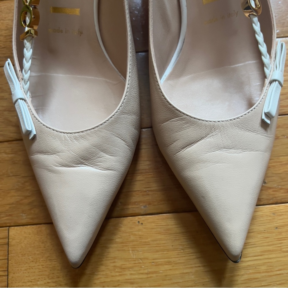 Gucci Pink Leather Heels - Picture 4 of 14